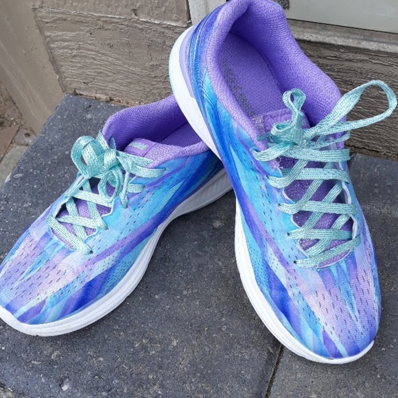 skechers purple tennis shoes